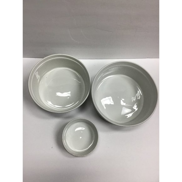 Bia Cordon Bleu France Small Flowers Fluted Souffle/Ramekin Set of (3) - Picture 4 of 7